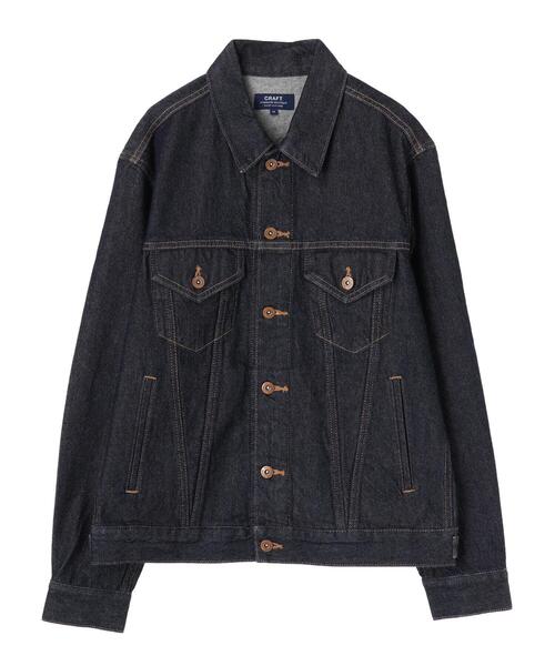 CRAFT STANDARD BOUTIQUE(クラフトスタンダードブティック)の「Gジャン(デニムジャケット・メンズ・インディゴブルー/ワンウォッシュ・L/M)」の5枚目の写真