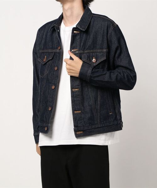 CRAFT STANDARD BOUTIQUE(クラフトスタンダードブティック)の「Gジャン(デニムジャケット・メンズ・インディゴブルー/ワンウォッシュ・L/M)」の3枚目の写真