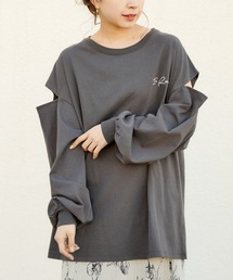 Chico | 袖開きルーズロゴロンT(Tシャツ/カットソー)