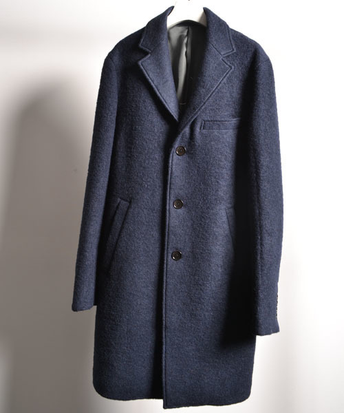 AMERICAN RAG CIE(アメリカンラグシー)の「AMERICAN RAG CIE ウールサージチェスターコート(チェスターコート・メンズ・グレー/ブルー/ネイビー/キャメル・1/2/3)」の18枚目の写真
