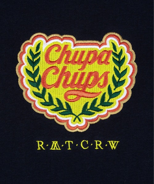 ROMANTIC CROWN(ロマンティッククラウン)の「【CHUPA CHUPS × ROMANTIC CROWN】LOGO HOODIE / チュッパチャップス × ロマンティッククラウン ロゴ フーディー(パーカー・メンズ・ネイビー/ピンク/オートミール・SMALL/MEDIUM/LARGE/X-LARGE)」の9枚目の写真