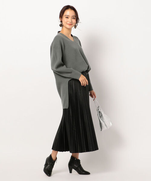NOLLEY’S Sophi（ノーリーズソフィ）の「プリーツスカート（スカート・レディース・ブラック/オフホワイト・38/36）」の9枚目の写真