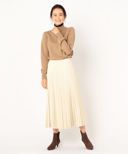 NOLLEY’S Sophi（ノーリーズソフィ）の「プリーツスカート（スカート・レディース・ブラック/オフホワイト・38/36）」の5枚目の写真