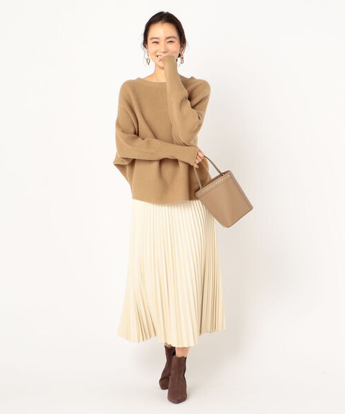 NOLLEY’S Sophi（ノーリーズソフィ）の「プリーツスカート（スカート・レディース・ブラック/オフホワイト・38/36）」の3枚目の写真