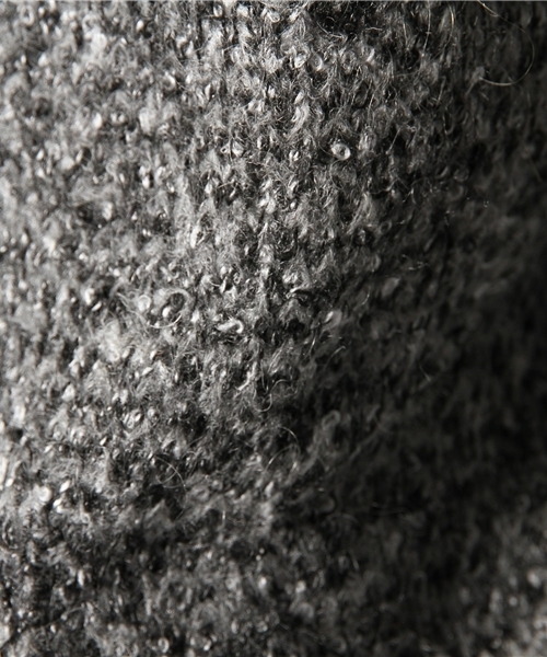 Lui's（ルイス）の「Lui's ループ編切り替えプルオーバーニット（ニット/セーター・メンズ・ネイビー/チャコールグレー・SMALL/MEDIUM）」の3枚目の写真