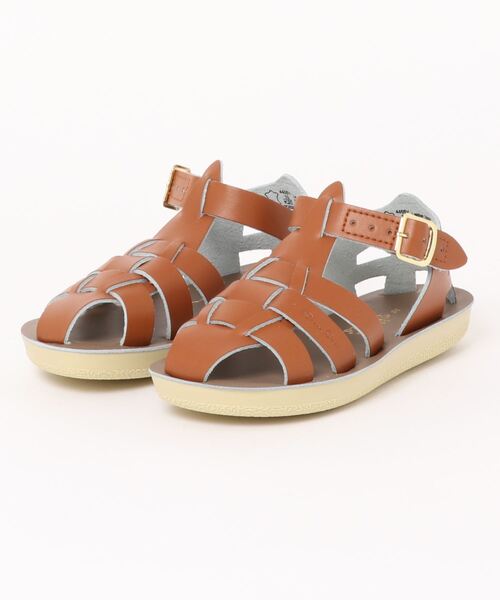 StompStamp(ストンプスタンプ)の「SaltWater Sandals/ソルトウォーターサンダル/SHARK/シャーク/4405V(サンダル・キッズ・ブラウン・17.5cm/19cm/18cm/16.5cm)」の1枚目の写真
