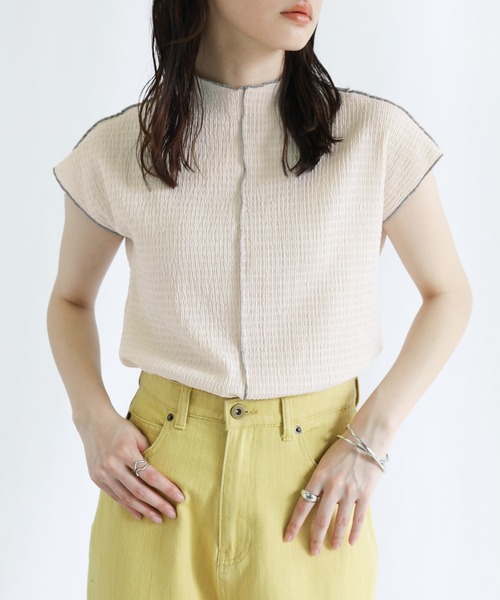 トップス moka センターラインメローカットソー（Tシャツ/カットソー）｜select