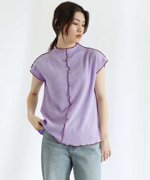 トップス moka センターラインメローカットソー（Tシャツ/カットソー）｜select