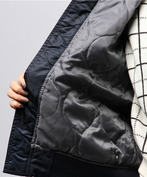 ROSE BUD(ローズバッド)の「S-LJ-14204 HOODED MA-1(ブルゾン・レディース・オリーブドラブ/ネイビー・MEDIUM/SMALL)」の12枚目の写真