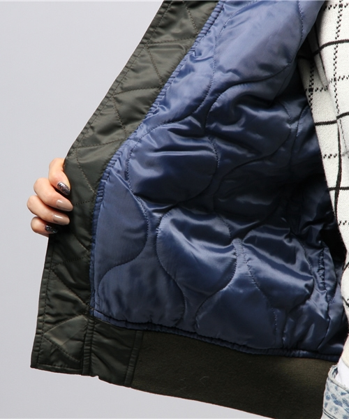 ROSE BUD(ローズバッド)の「S-LJ-14204 HOODED MA-1(ブルゾン・レディース・オリーブドラブ/ネイビー・MEDIUM/SMALL)」の11枚目の写真