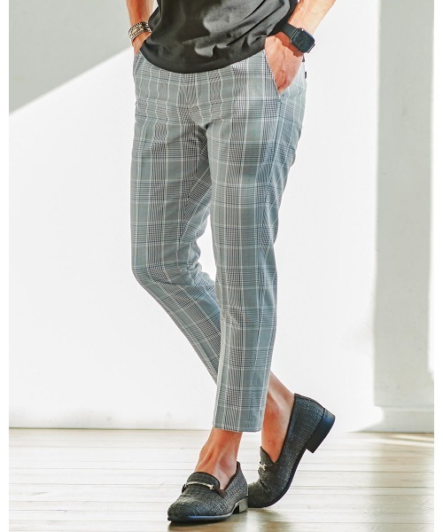 GOSTAR DE FUGA（ゴスタール ジフーガ）の「『GOSTAR DE FUGA』リネンライクポリエステルテーパードスラックスパンツ（スラックス・メンズ・ベージュ/ネイビー/A・S/M/L）」の3枚目の写真