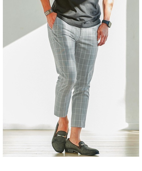 GOSTAR DE FUGA（ゴスタール ジフーガ）の「『GOSTAR DE FUGA』リネンライクポリエステルテーパードスラックスパンツ（スラックス・メンズ・ベージュ/ネイビー/A・S/M/L）」の5枚目の写真