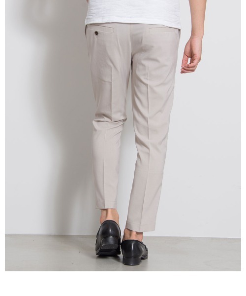 GOSTAR DE FUGA（ゴスタール ジフーガ）の「『GOSTAR DE FUGA』リネンライクポリエステルテーパードスラックスパンツ（スラックス・メンズ・ベージュ/ネイビー/A・S/M/L）」の10枚目の写真