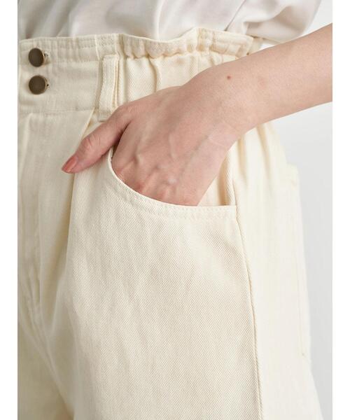 earth music&ecology（アースミュージックアンドエコロジー）の「ハイウエストデニムパンツ ＊（その他パンツ・レディース・アイボリー/ピンク/ラベンダー・S/M）」の11枚目の写真