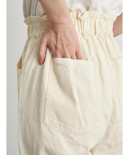 earth music&ecology（アースミュージックアンドエコロジー）の「ハイウエストデニムパンツ ＊（その他パンツ・レディース・アイボリー/ピンク/ラベンダー・S/M）」の12枚目の写真