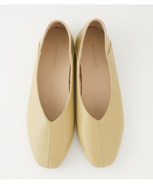 AZUL by moussy（アズールバイマウジー）の「CENTER SEAM BABOUCHE/センターシームバブーシュ（パンプス・レディース・ベージュ/ライトグリーン/ブラック・SMALL/MEDIUM/LARGE）」の13枚目の写真