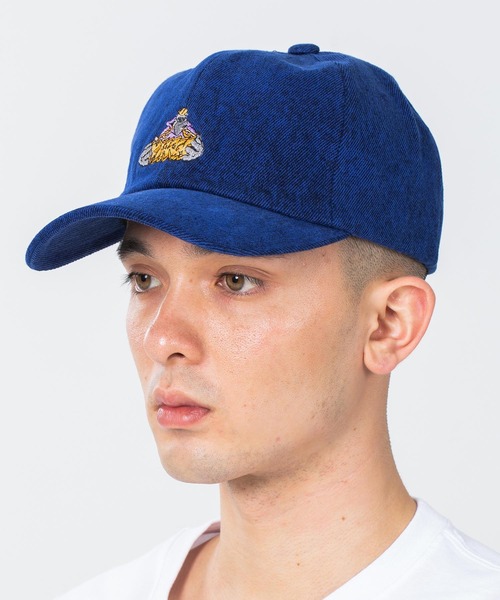 XLARGE(エクストララージ)の「OVERDYED DENIM 6PANEL CAP(キャップ・メンズ・グレー/オリーブ/ブルー・ONE SIZE)」の1枚目の写真