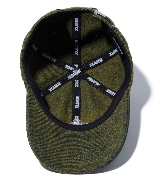 XLARGE(エクストララージ)の「OVERDYED DENIM 6PANEL CAP(キャップ・メンズ・グレー/オリーブ/ブルー・ONE SIZE)」の12枚目の写真