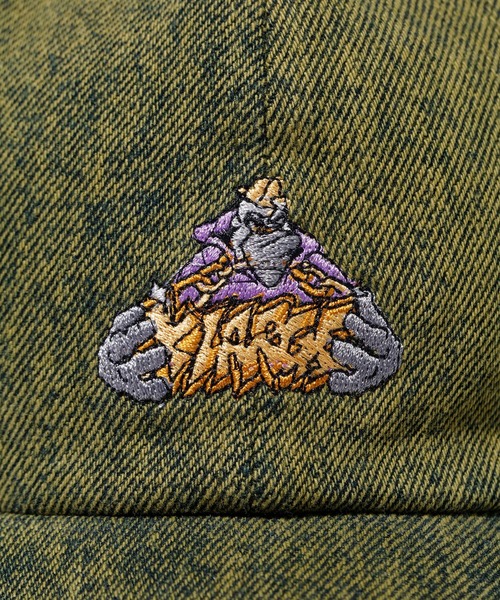 XLARGE(エクストララージ)の「OVERDYED DENIM 6PANEL CAP(キャップ・メンズ・グレー/オリーブ/ブルー・ONE SIZE)」の4枚目の写真