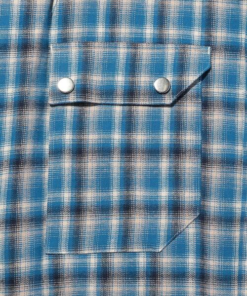 mindseeker（マインドシーカー）の「＜mindseeker＞ OVERFIT CHK SHT/シャツ（シャツ/ブラウス・メンズ・コバルトブルー・46/48）」の2枚目の写真