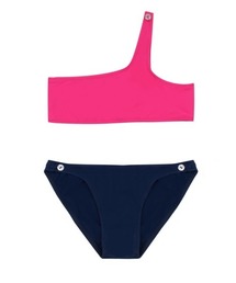 Pacific Rainbow（パシフィックレインボー）の「Pacific Rainbow / ワンショルダー ビキニ＜100－140cm＞（水着・キッズ）」