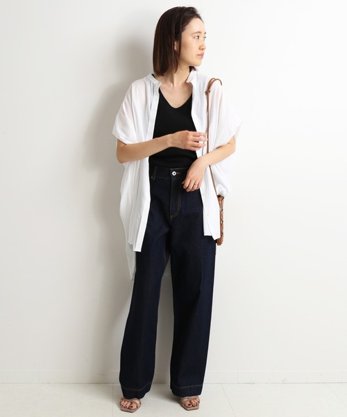 SLOBE IENA（スローブイエナ）の「LE DENIM バギーパンツ【洗濯