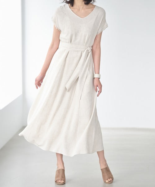 コットンリネンフリンジワンピース ワンピース Nostalgia アンドドットノスタルジア のファッション通販 Zozotown