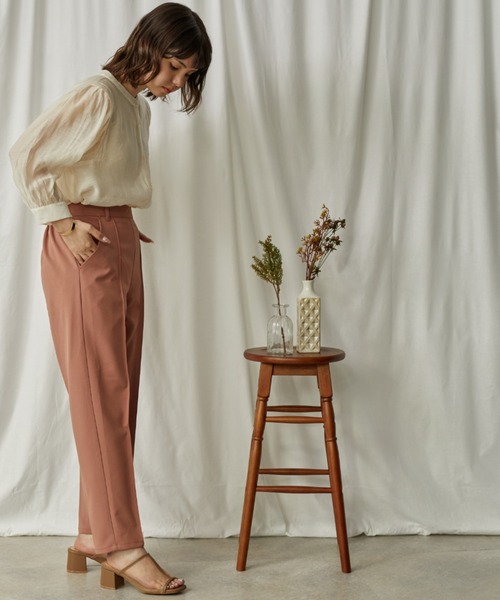 Amourire（アムリール）の「ショルダータックギャザーブラウス（シャツ/ブラウス・レディース・グレー/サックスブルー/アイボリー・M）」の13枚目の写真