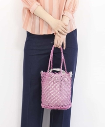 MK MICHEL KLEIN | 【3WAY】ビニール編みトート(トートバッグ)