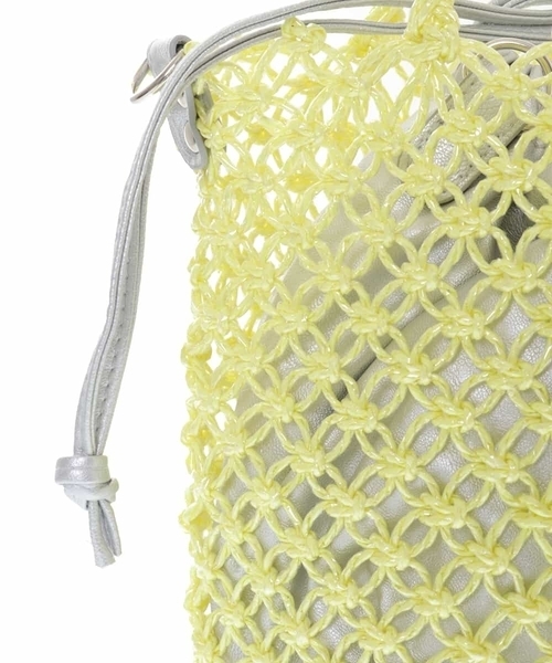 MK MICHEL KLEIN（エムケーミッシェルクラン）の「【3WAY】ビニール編みトート（トートバッグ・レディース・イエロー/ピンク/ブルー・00）」の13枚目の写真