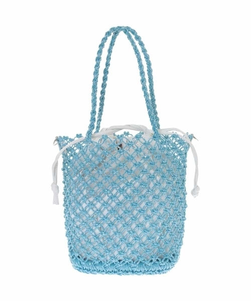 MK MICHEL KLEIN（エムケーミッシェルクラン）の「【3WAY】ビニール編みトート（トートバッグ・レディース・イエロー/ピンク/ブルー・00）」の21枚目の写真