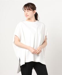 100% ORGANIC COTTON | ポンチョシルエット 半袖Tシャツ(Tシャツ/カットソー)