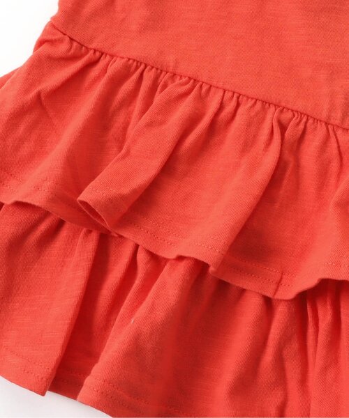 BREEZE（ブリーズ）の「ティアードフリルチュニック（チュニック・キッズ・ネイビー/レッド・130/120/80/140/90/100/110）」の8枚目の写真