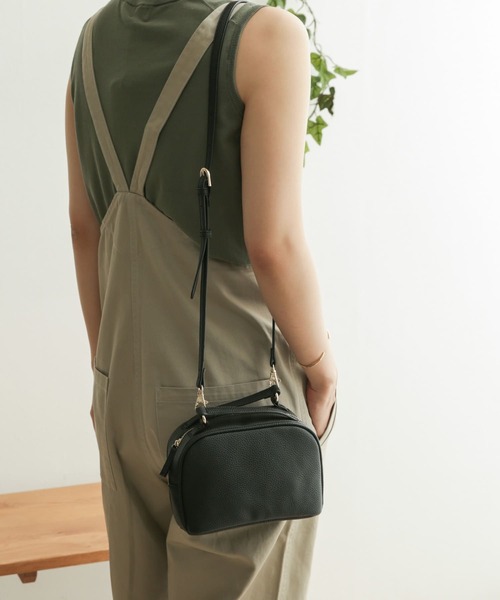 URBAN RESEARCH DOORS（アーバンリサーチドアーズ）の「ラウンド2WAYプチバッグ（ショルダーバッグ・レディース・アニマル/ブラック/ミント・ONE）」の4枚目の写真