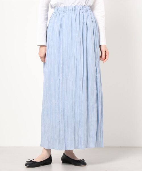 603(ロクマルサン)の「603 プリーツスカート(スカート・レディース・ブルー・MEDIUM)」の8枚目の写真