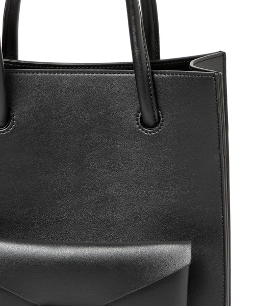 GLOBAL WORK（グローバルワーク）の「縦型ポケットショルダー/945525（ショルダーバッグ・レディース・オフホワイト/ブラック/グリーン・FREE）」の7枚目の写真