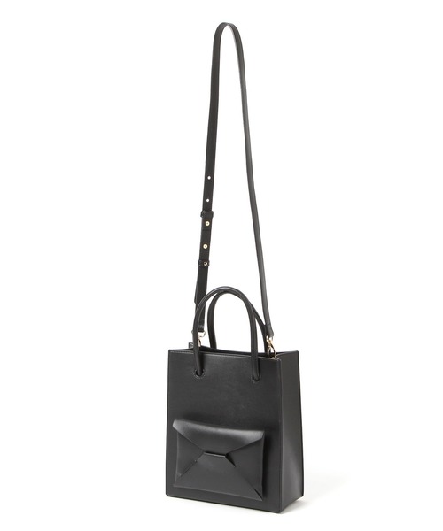 GLOBAL WORK（グローバルワーク）の「縦型ポケットショルダー/945525（ショルダーバッグ・レディース・オフホワイト/ブラック/グリーン・FREE）」の20枚目の写真