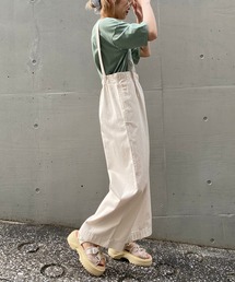 AS KNOW AS PINKY | サス付ゆるりなパンツ(サロペット/オーバーオール)