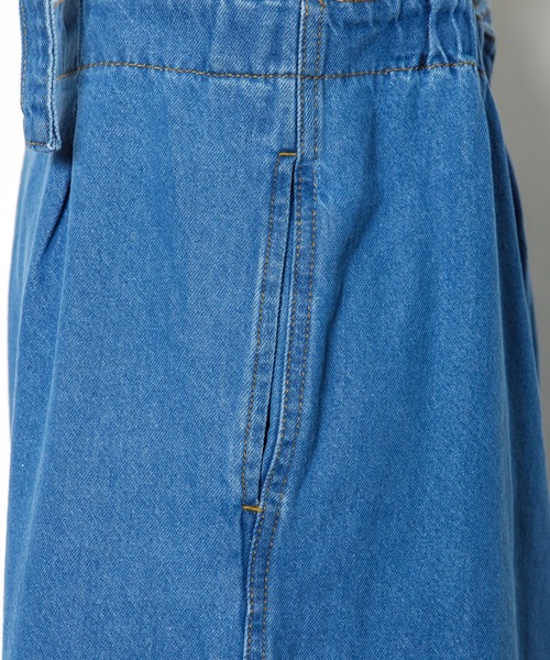 AS KNOW AS PINKY（アズノゥアズピンキー）の「サス付ゆるりなパンツ（サロペット/オーバーオール・レディース・ベージュ/インディゴブルー/ブルー/アイボリー・FREE）」の15枚目の写真