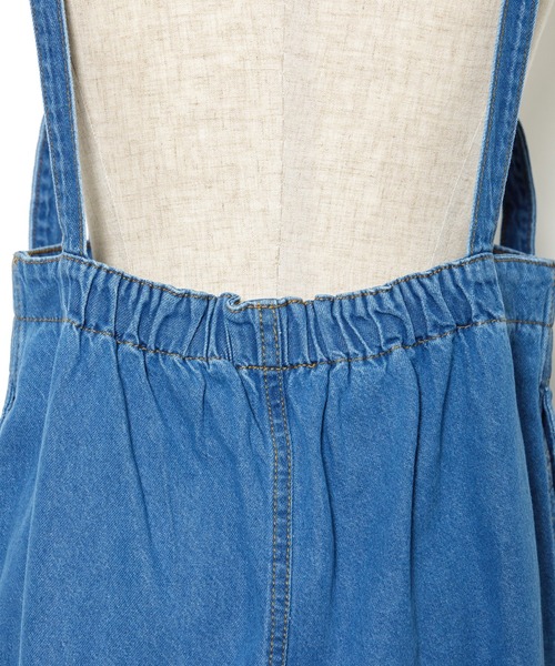 AS KNOW AS PINKY（アズノゥアズピンキー）の「サス付ゆるりなパンツ（サロペット/オーバーオール・レディース・ベージュ/インディゴブルー/ブルー/アイボリー・FREE）」の19枚目の写真