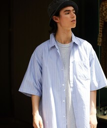 FREAK'S STORE | BIGシルエット レギュラーカラー タイプライター 半袖シャツ(シャツ/ブラウス)