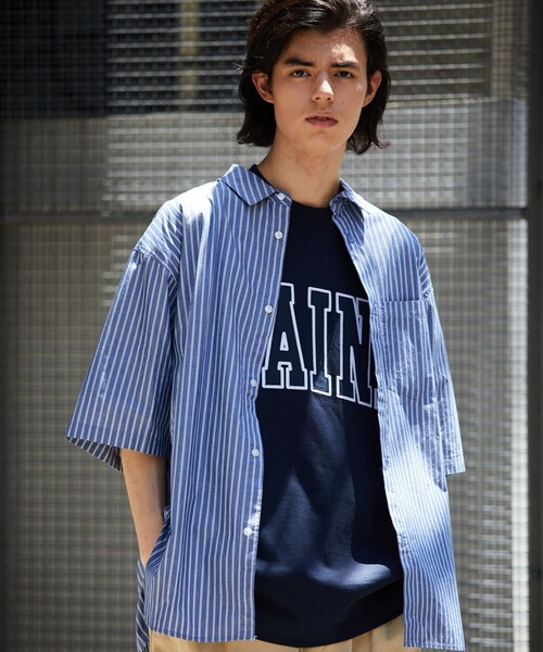 【24SS✨】Plage タイプライターワイドシャツ　ビックシルエット　抜け感 24SS✨】Plage タイプライターワイドシャツ ビックシルエット