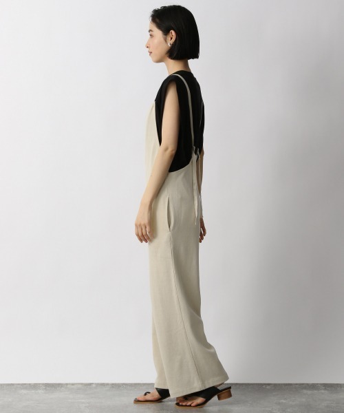 LOWRYS FARM（ローリーズファーム）の「エプロンサロペット　944760（サロペット/オーバーオール・レディース・ブラック/レッド/アイボリー・FREE）」の6枚目の写真