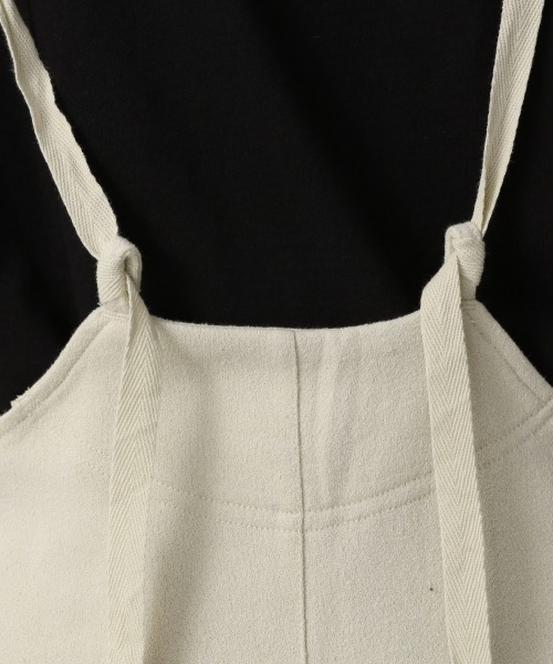 LOWRYS FARM（ローリーズファーム）の「エプロンサロペット　944760（サロペット/オーバーオール・レディース・ブラック/レッド/アイボリー・FREE）」の14枚目の写真