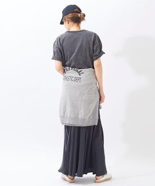plage（プラージュ）の「【MIXTA/ミクスタ】CN WITH PK Tシャツ◆（Tシャツ/カットソー・レディース・ホワイト/ブラック/ネイビー/キャメル・FREE）」の8枚目の写真