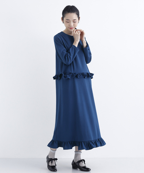 セール ブランド古着 7分袖ワンピース ワンピース Merlot Plus メルロープリュス のファッション通販 Zozoused