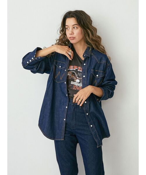 Ungrid（アングリッド）の「イーグルプリントTee（Tシャツ/カットソー・レディース・チャコールグレー/オフホワイト・FREE）」の19枚目の写真