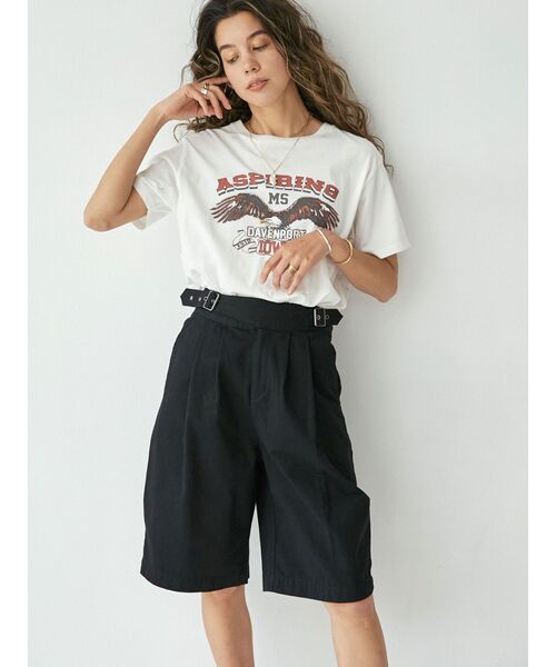 Ungrid（アングリッド）の「イーグルプリントTee（Tシャツ/カットソー・レディース・チャコールグレー/オフホワイト・FREE）」の20枚目の写真