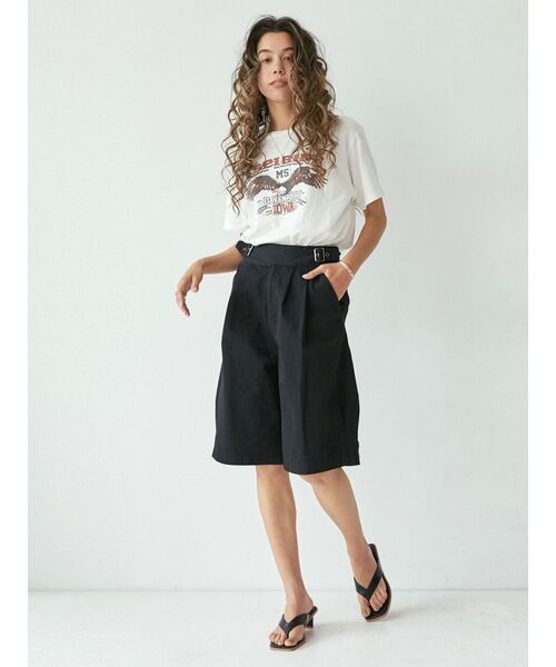 Ungrid（アングリッド）の「イーグルプリントTee（Tシャツ/カットソー・レディース・チャコールグレー/オフホワイト・FREE）」の15枚目の写真