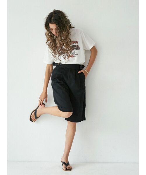 Ungrid（アングリッド）の「イーグルプリントTee（Tシャツ/カットソー・レディース・チャコールグレー/オフホワイト・FREE）」の5枚目の写真